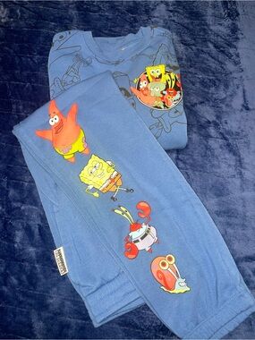 SPONGEBOB SWEATSUIT SZ XL